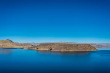 Foto op Canvas Titicaca Lake from Silustani in the peruvian Andes at Puno Peru © snaptitude