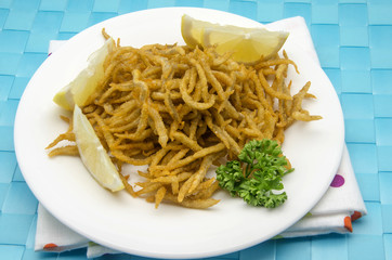Chanquetes fritos