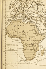 古い世界地図　中南米