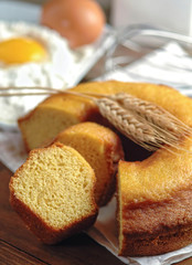 Ciambellone, traditional italian cake