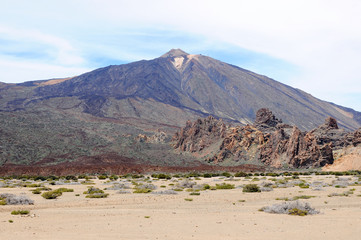 Fototapeta na wymiar Pico del Teide Vulcano