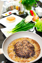 Burgerzubereitung