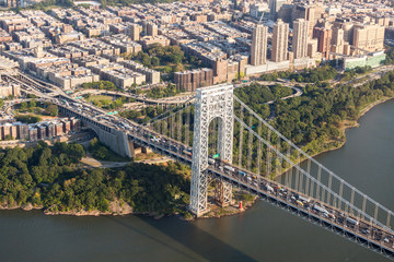 Fototapeta na wymiar George Washington Bridge in New York
