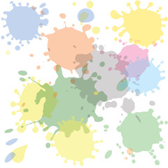 Fototapeta premium colored blots