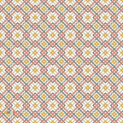 vector cros color seamless pattern