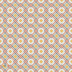 vector cros color seamless pattern