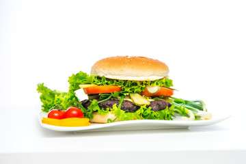 Selbstgemachter Burger