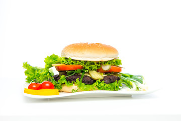 Selbstgemachter Burger