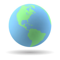 Earth globe