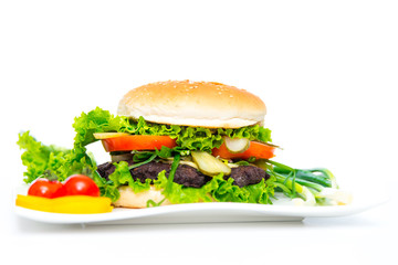 Selbstgemachter Burger