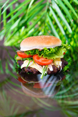 Selbstgemachter Burger