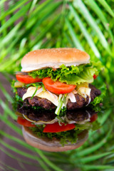 Selbstgemachter Burger