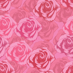 flowers rose pattern