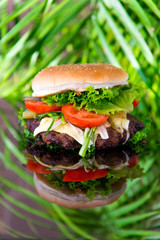 Selbstgemachter Burger