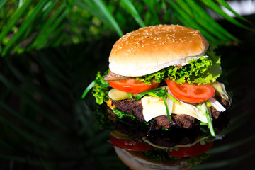 Selbstgemachter Burger