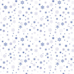 seamless texture with snowflakes