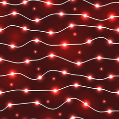 Vector Christmas garland