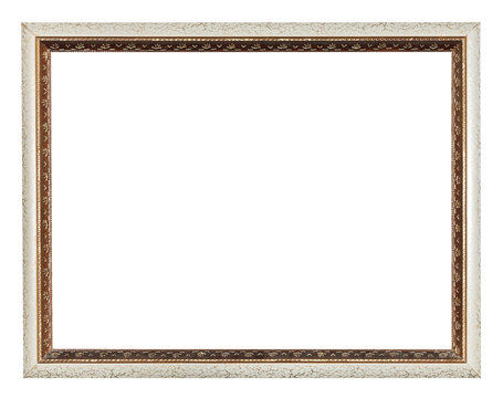 narrow modern wooden carved picture frame