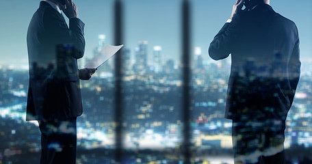 businesspeople working