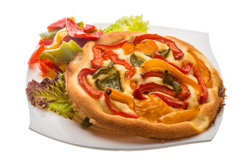 Pizza with bulgarian pepper