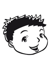 Kind kleiner junge lustig