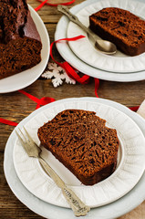chocolate bread with chocolate chips