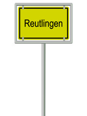 Reutlingen - Ortsschild