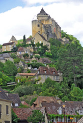 Obraz premium Château de Castelnaud, Dordogna - Aquitania