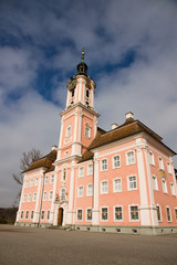 Famous Birnau pilgrimage church in Germany.