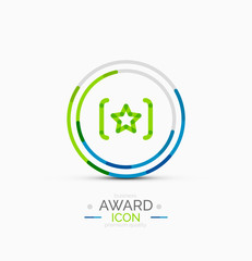 Award icon, logo