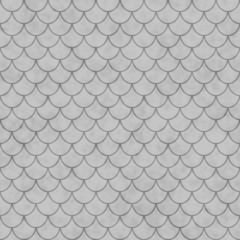 Gray Shell Tiles Pattern Repeat Background