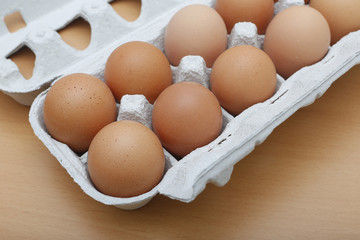 Eggs in the package