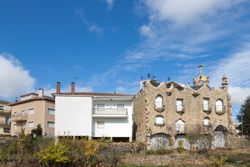 Fototapeta na wymiar Modernist architecture in Castilla la Mancha, Spain