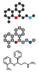 Atomoxetine attention-deficit hyperactivity disorder (ADHD) drug