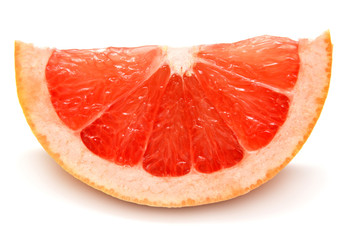 The piece of grapefruit