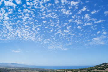 panoramic view of Asinara gulf