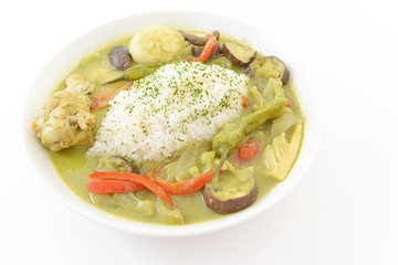 美味しそうなグりーンカレー