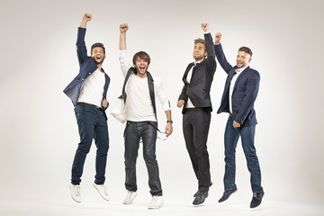 Obraz premium Portrait of the four winners