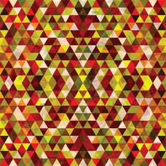 Triangular Mosaic Colorful Background