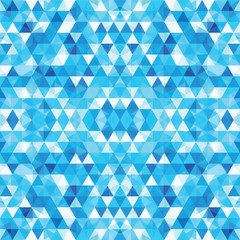 Triangular Mosaic Colorful Background