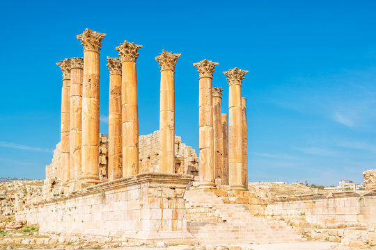 Temple of Artemis is a roman temple in Jerash, Jordan
