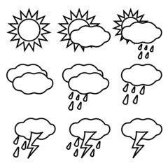 weather vector