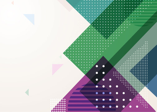 Abstract Triangle Brochure Flyer design vector