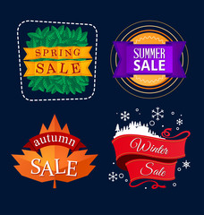 various seasonal sale event tittle