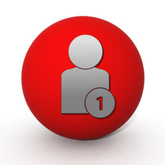 add circular icon on white background