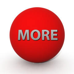 More circular icon on white background