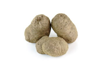 Fototapeta na wymiar Air potato, dioscorea isolated on white background