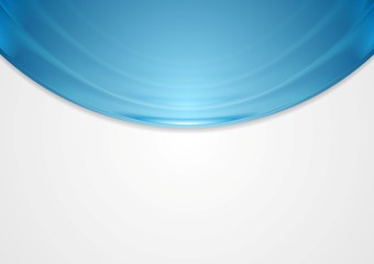 Abstract blue wavy vector background