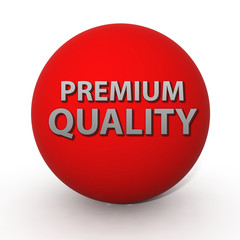 Premium quality circular icon on white background