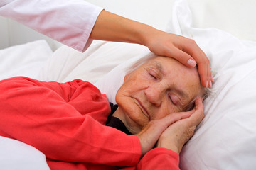 Sleeping elderly